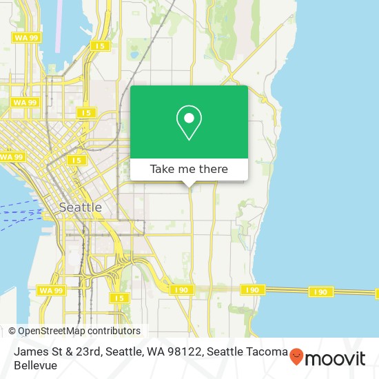 Mapa de James St & 23rd, Seattle, WA 98122