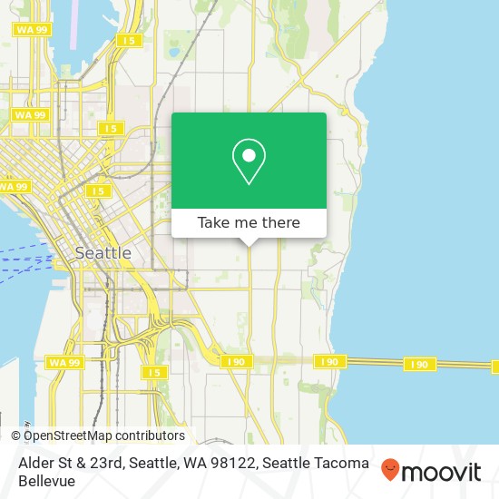 Mapa de Alder St & 23rd, Seattle, WA 98122