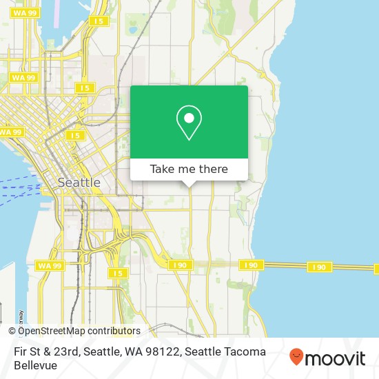 Mapa de Fir St & 23rd, Seattle, WA 98122