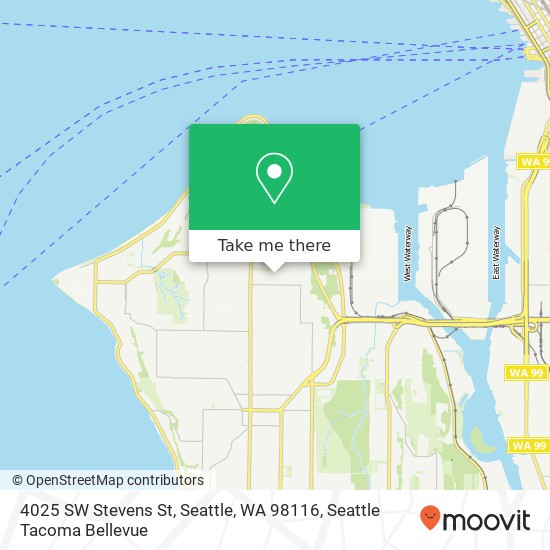 4025 SW Stevens St, Seattle, WA 98116 map