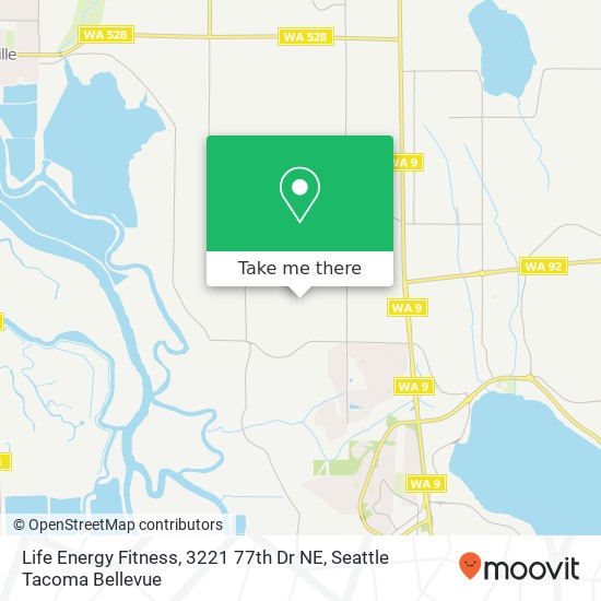 Mapa de Life Energy Fitness, 3221 77th Dr NE
