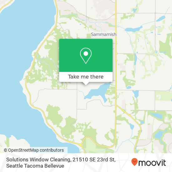 Mapa de Solutions Window Cleaning, 21510 SE 23rd St