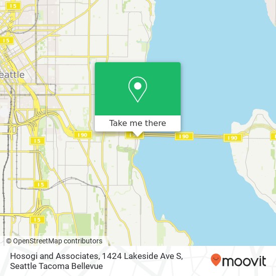 Hosogi and Associates, 1424 Lakeside Ave S map