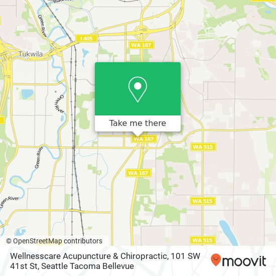 Mapa de Wellnesscare Acupuncture & Chiropractic, 101 SW 41st St