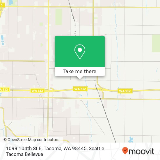 1099 104th St E, Tacoma, WA 98445 map