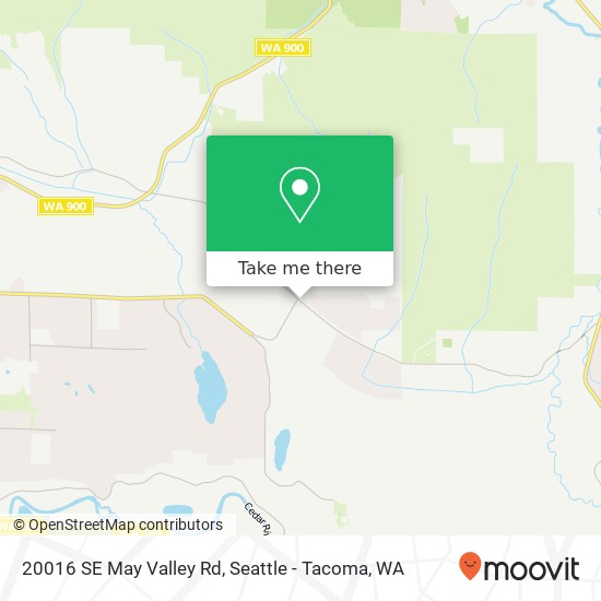 Mapa de 20016 SE May Valley Rd, Issaquah, WA 98027