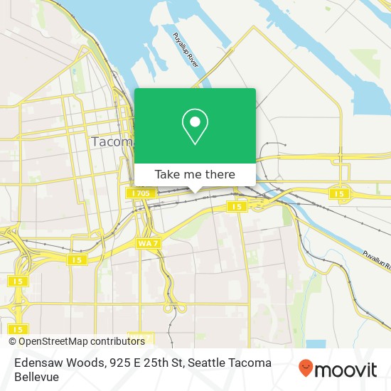 Mapa de Edensaw Woods, 925 E 25th St