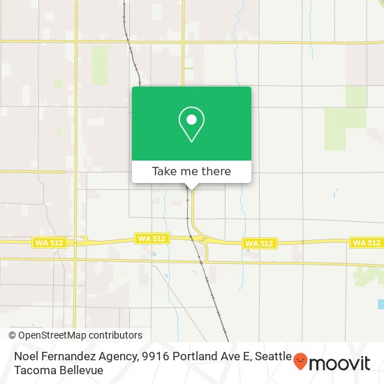 Mapa de Noel Fernandez Agency, 9916 Portland Ave E