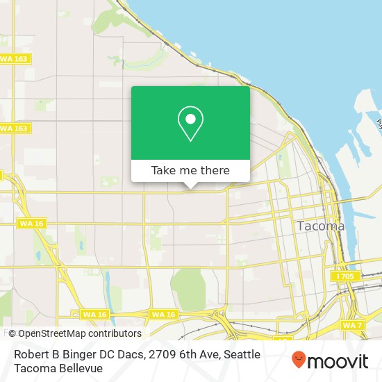 Robert B Binger DC Dacs, 2709 6th Ave map