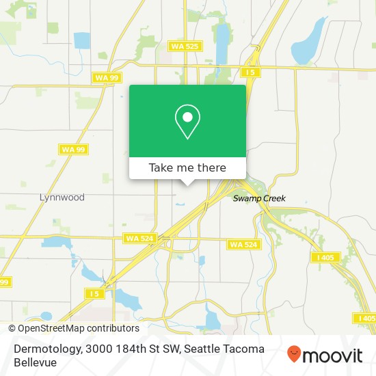 Mapa de Dermotology, 3000 184th St SW