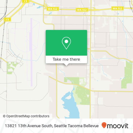 Mapa de 13821 13th Avenue South