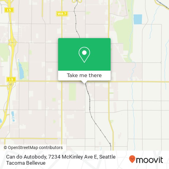 Can do Autobody, 7234 McKinley Ave E map