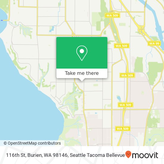 116th St, Burien, WA 98146 map