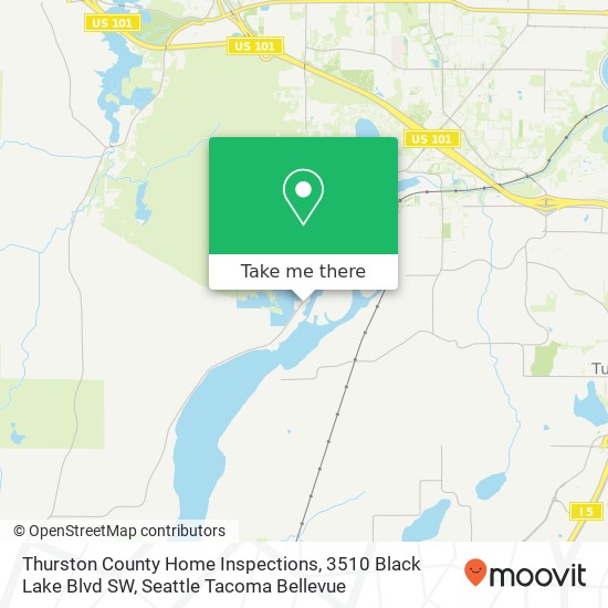 Thurston County Home Inspections, 3510 Black Lake Blvd SW map