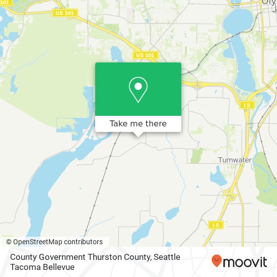 County Government Thurston County map