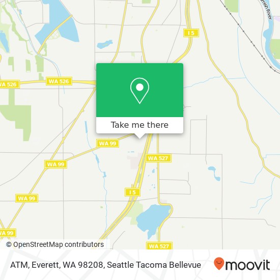 ATM, Everett, WA 98208 map