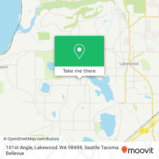 101st Angle, Lakewood, WA 98498 map