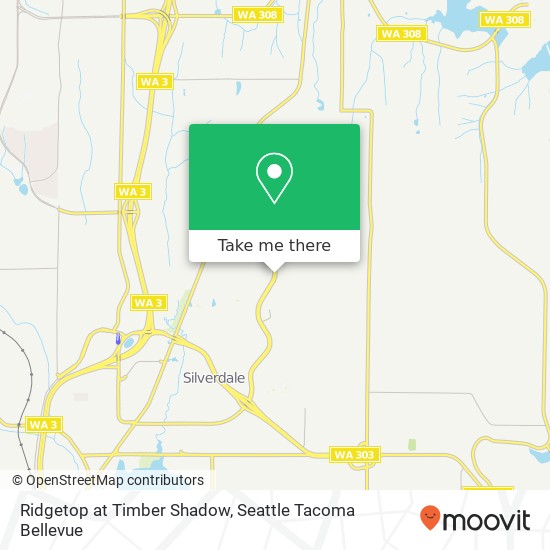 Ridgetop at Timber Shadow map