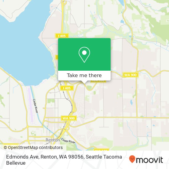 Edmonds Ave, Renton, WA 98056 map
