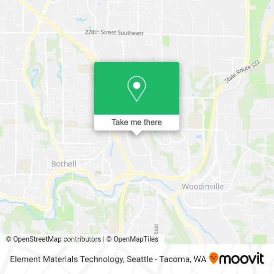 Mapa de Element Materials Technology