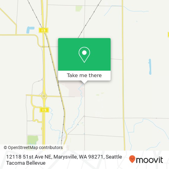 Mapa de 12118 51st Ave NE, Marysville, WA 98271