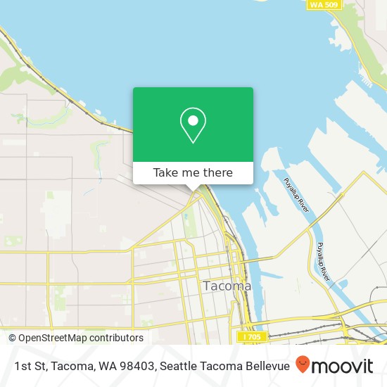 1st St, Tacoma, WA 98403 map