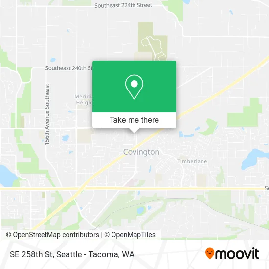 SE 258th St map