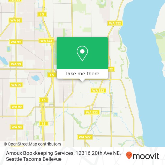 Arnoux Bookkeeping Services, 12316 20th Ave NE map