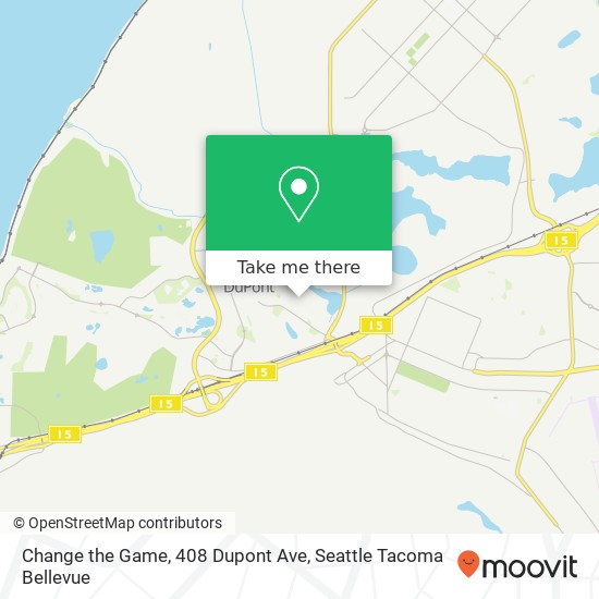 Mapa de Change the Game, 408 Dupont Ave