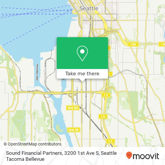 Sound Financial Partners, 3200 1st Ave S map