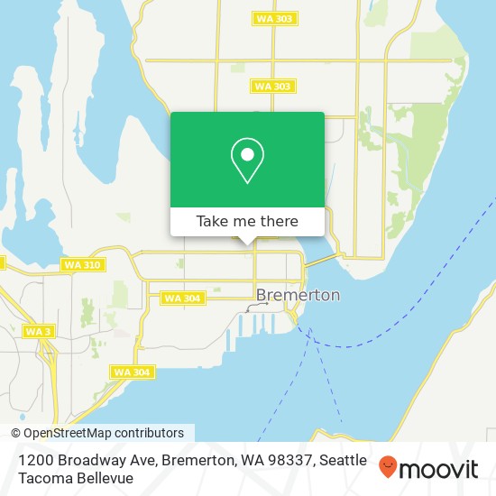 1200 Broadway Ave, Bremerton, WA 98337 map