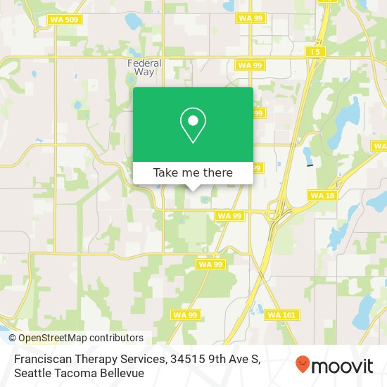 Franciscan Therapy Services, 34515 9th Ave S map