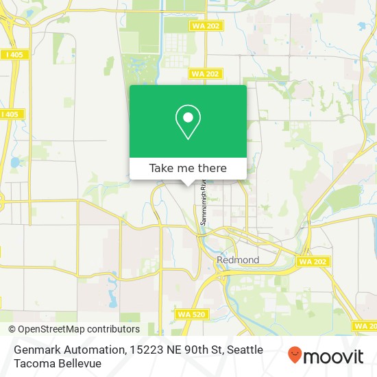 Mapa de Genmark Automation, 15223 NE 90th St