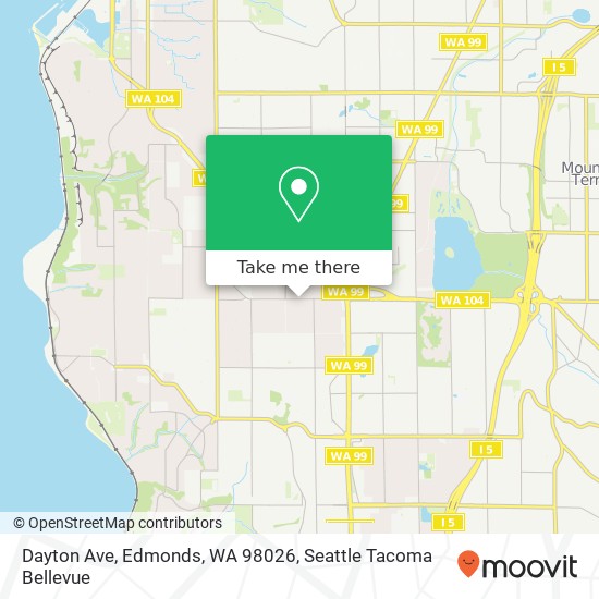 Dayton Ave, Edmonds, WA 98026 map