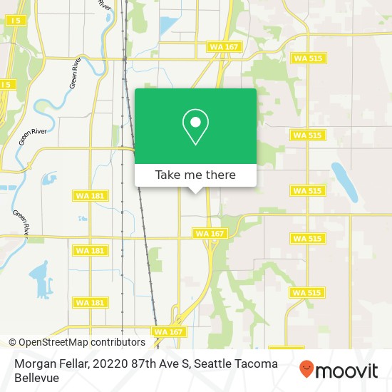 Mapa de Morgan Fellar, 20220 87th Ave S