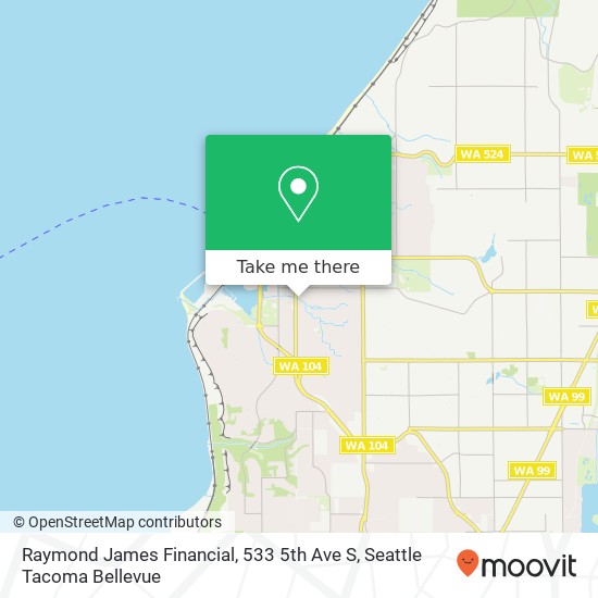 Raymond James Financial, 533 5th Ave S map