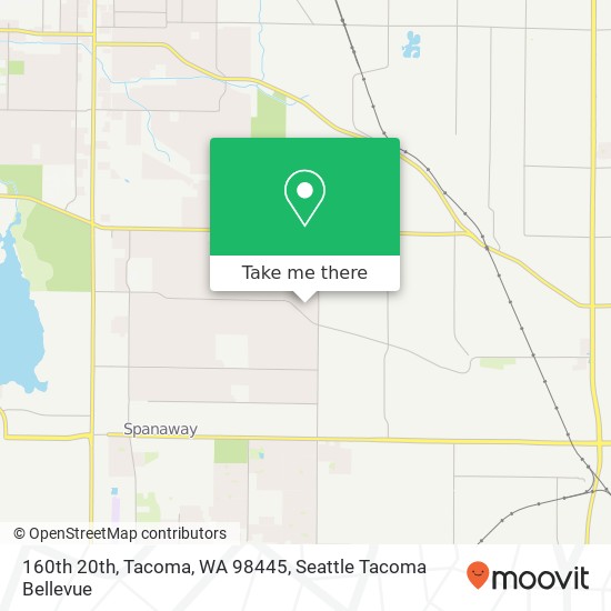 Mapa de 160th 20th, Tacoma, WA 98445
