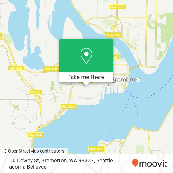 100 Dewey St, Bremerton, WA 98337 map