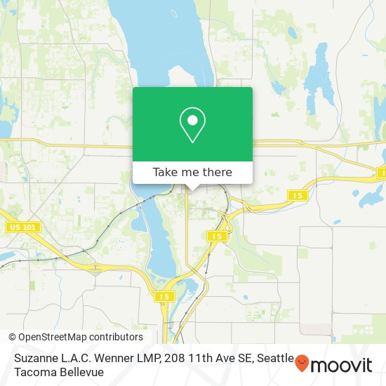 Mapa de Suzanne L.A.C. Wenner LMP, 208 11th Ave SE