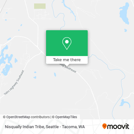 Nisqually Indian Tribe map