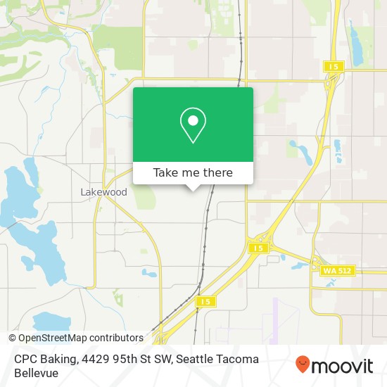 Mapa de CPC Baking, 4429 95th St SW