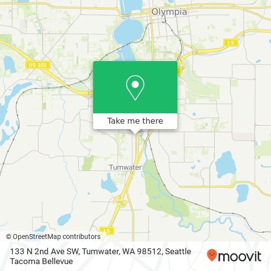 133 N 2nd Ave SW, Tumwater, WA 98512 map