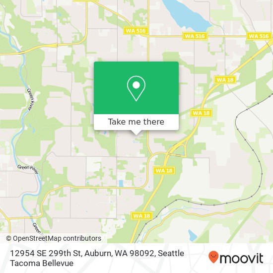 12954 SE 299th St, Auburn, WA 98092 map