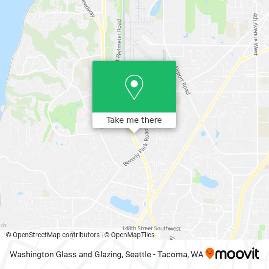 Mapa de Washington Glass and Glazing