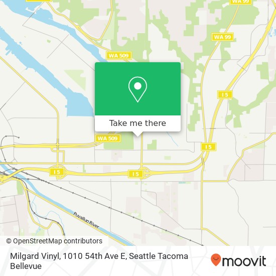 Milgard Vinyl, 1010 54th Ave E map