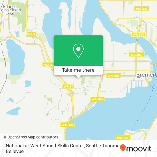 Mapa de National at West Sound Skills Center