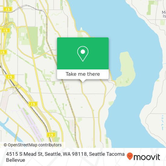 4515 S Mead St, Seattle, WA 98118 map