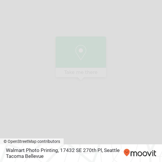 Mapa de Walmart Photo Printing, 17432 SE 270th Pl