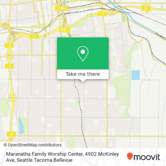 Mapa de Maranatha Family Worship Center, 4902 McKinley Ave