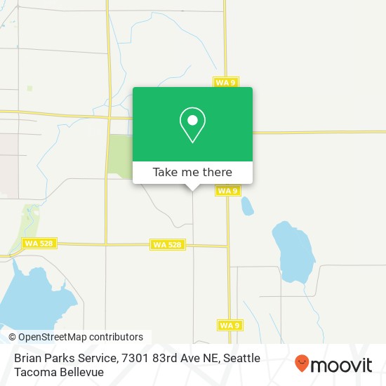 Brian Parks Service, 7301 83rd Ave NE map